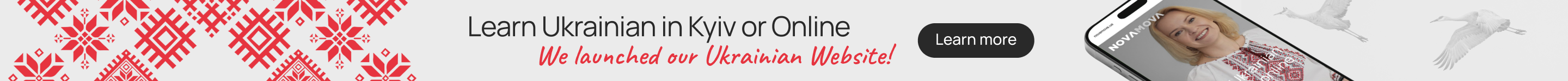 Learn Ukrainian in Kyiv or online